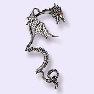 SINGLE STATEMENT DRAGON  EAR JACKET/WRAP - IRI Jewelry